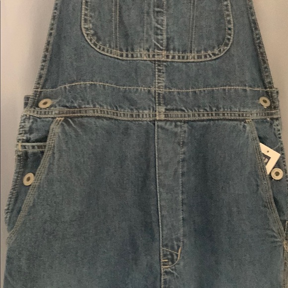 GAP - NWT - X-Small - Blue Denim OVERALLS - INDUSTRIAL DENIM - Vintage - Picture 5 of 12